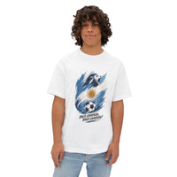 Vintage Tapestry Champions Tee: 'Vamos Argentina' Football Fan Shirt