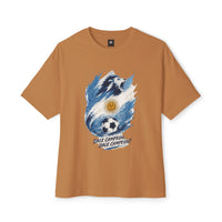 Vintage Tapestry Champions Tee: 'Vamos Argentina' Football Fan Shirt