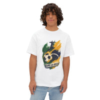 Vintage Tapestry Champions Tee: 'BRAZIIIIL' Football Fan Shirt