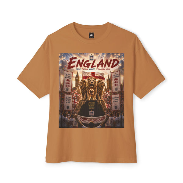 World Cup Champions Tee: 'Three Lions' Football Fan Shirt