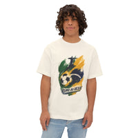 Vintage Tapestry Champions Tee: 'BRAZIIIIL' Football Fan Shirt