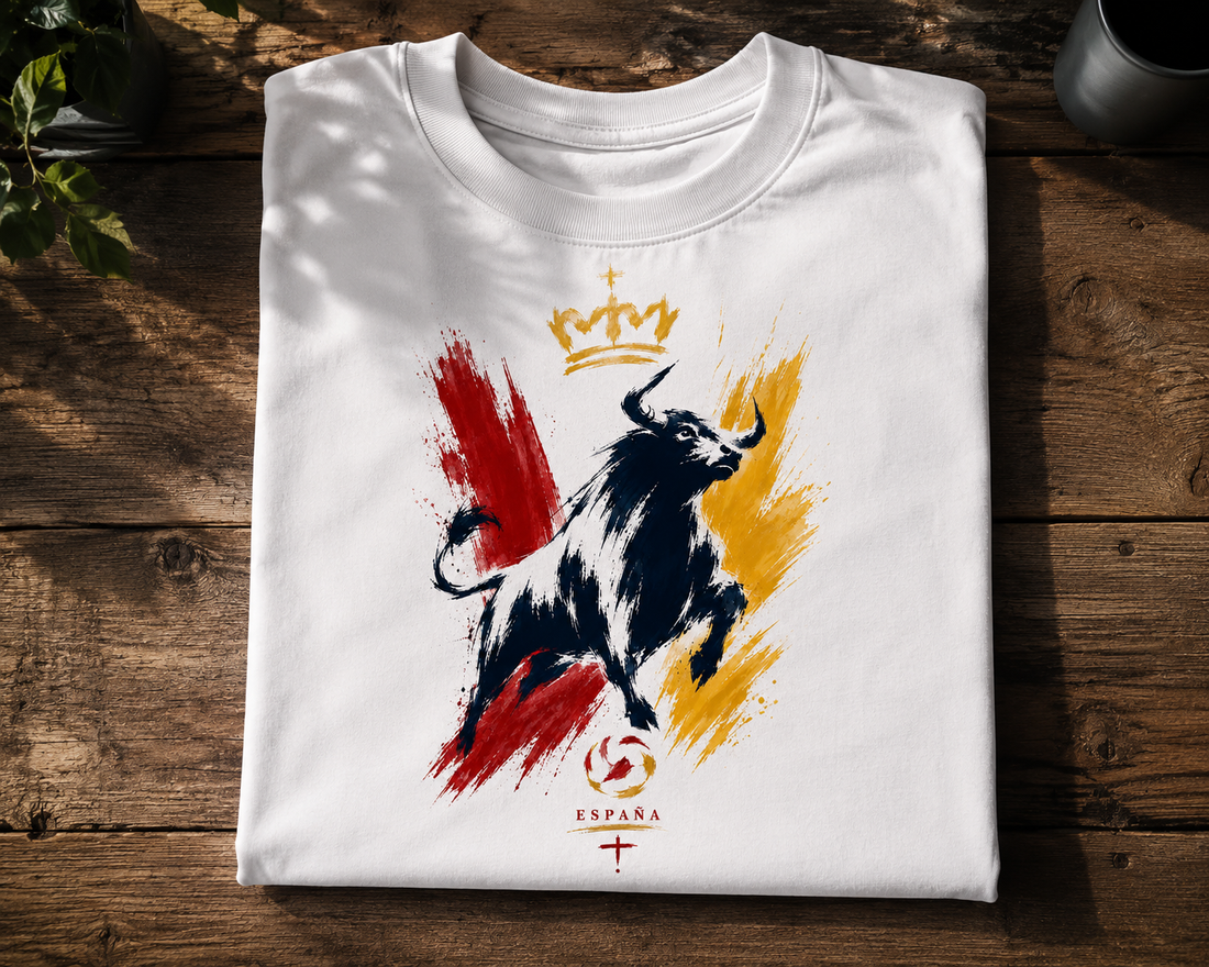 Vintage Tapestry Champions Tee: 'Espana' Football Fan Shirt