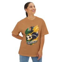 Vintage Tapestry Champions Tee: 'BRAZIIIIL' Football Fan Shirt