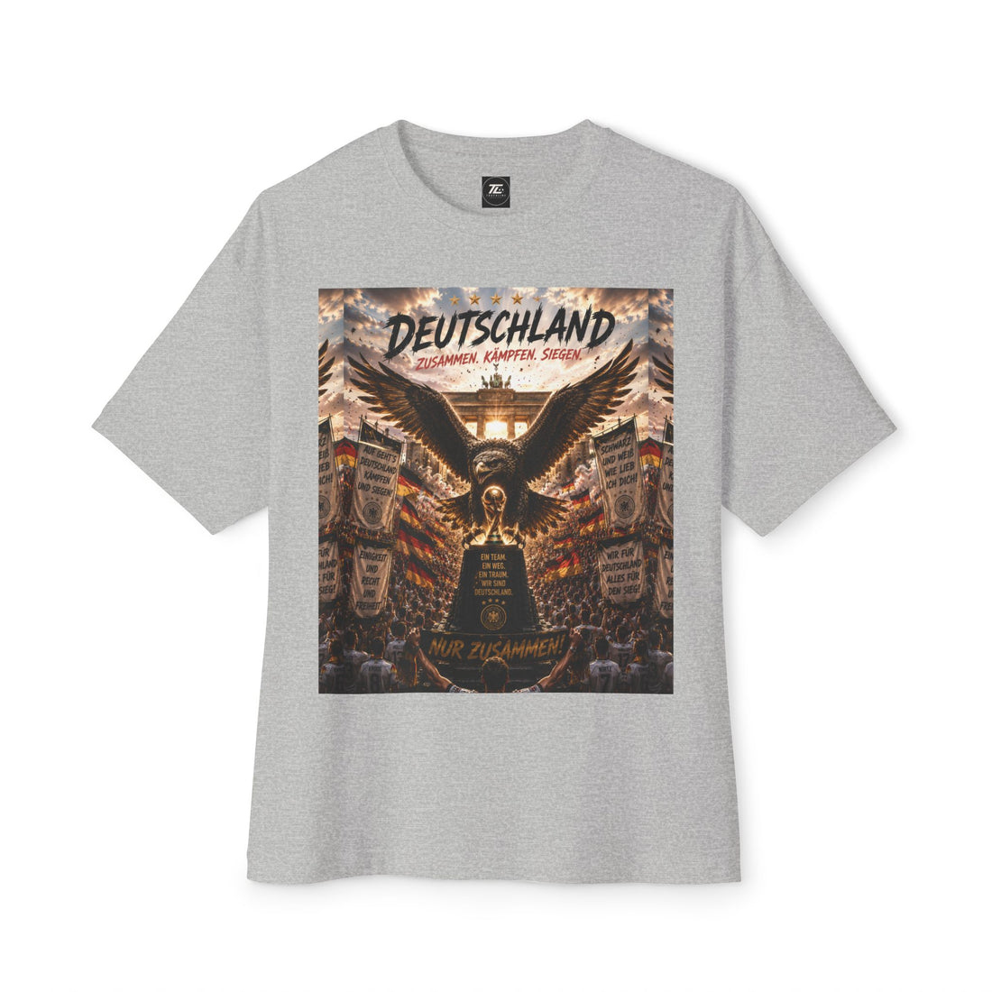 World Cup Champions Tee: 'Nur Zusammen' Football Fan Shirt
