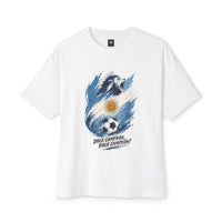 Vintage Tapestry Champions Tee: 'Vamos Argentina' Football Fan Shirt